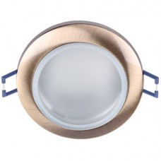 Σποτ Μπάνιου Στρογγυλό Χωνευτό Σταθερό Αλουμινίου Αντικέ Στεγανό IP44